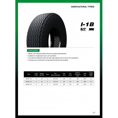 400/60-15.5 16PR I-1B ADVANCE TL 